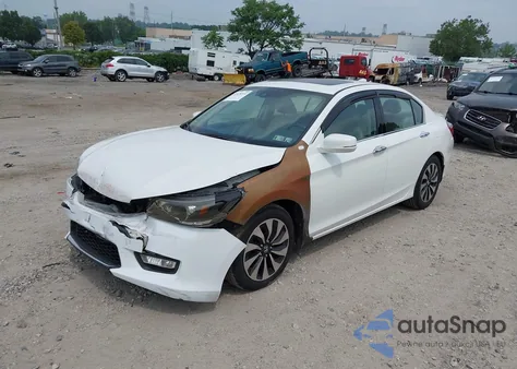 2014 Honda Accord Hybrid Ex-L from USA, damaged, VIN 1HGCR6F55EA004718
